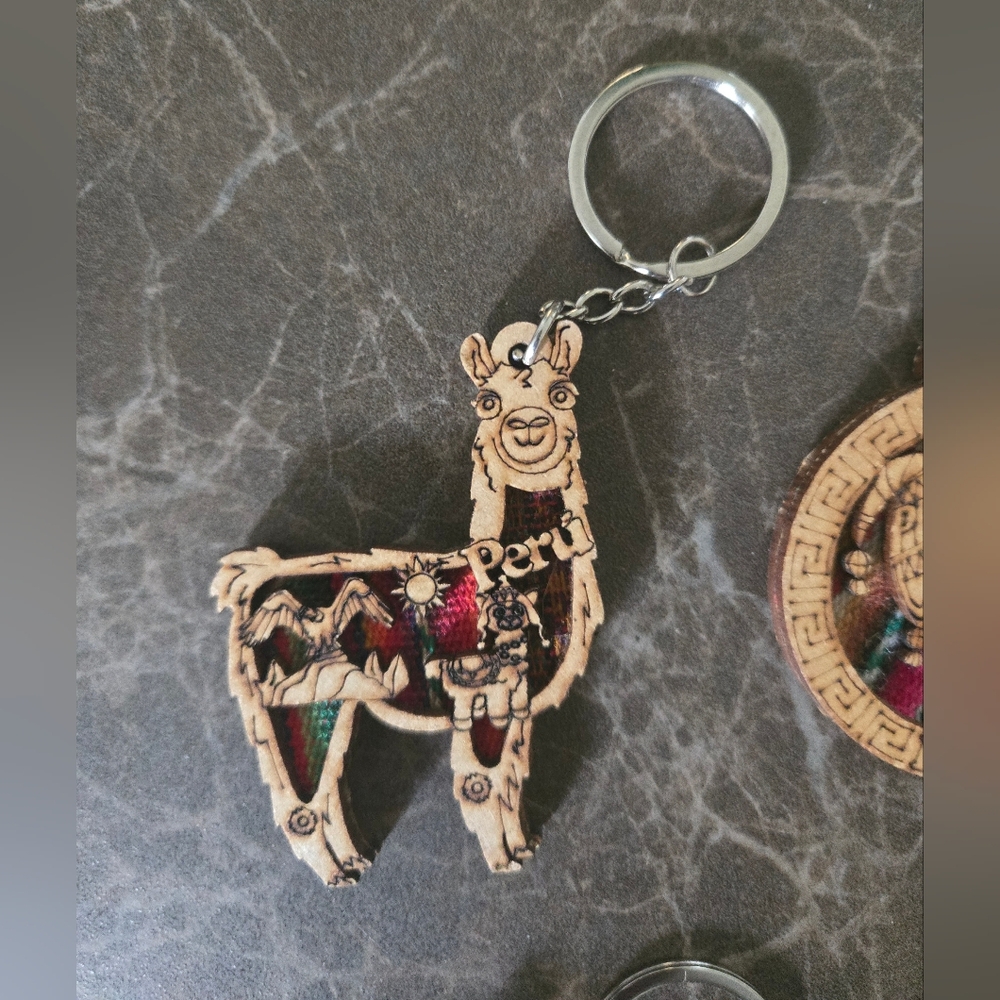 Colorful Peruvian Keychain - Picture 2 of 9
